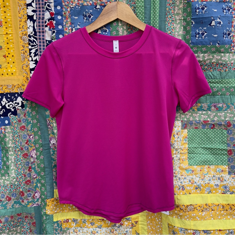 Lululemon high neck run and train tee nwt